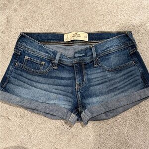 Hollister Blue Denim Jean Shorts